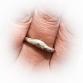 Earthy Ring, Mens Womens Organic Ring, Silver Wedding Ring, Rust