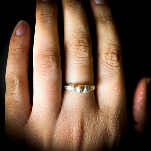 Triple Goddess Silver Granule Trilogy Ring in Silver or Gold Wedding Band by SeragaEngland 1500px (2) Triple Goddess Silver Granule Trilogy Ring in Silver or Gold Wedding Band by SeragaEngland 1500px (2)