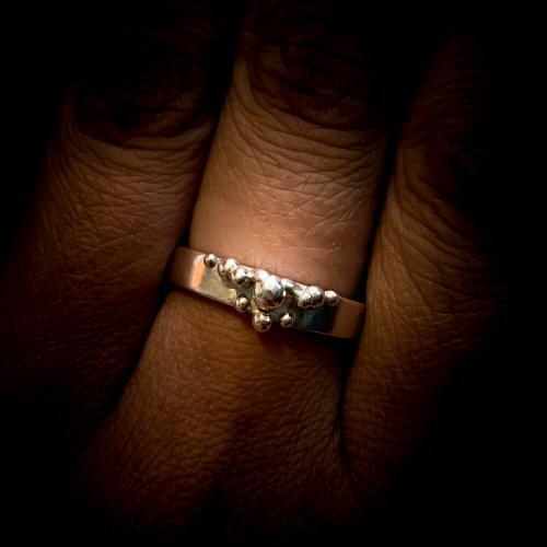 Etruscan Ring, Ancient Ring, Dainty Ring, Granulated Ring, Cute Etruscan Ring, Ancient Ring, Dainty Ring, Granulated Ring, Cute