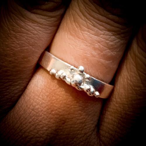 Etruscan Ring, Ancient Ring, Dainty Ring, Granulated Ring, Cute Etruscan Ring, Ancient Ring, Dainty Ring, Granulated Ring, Cute