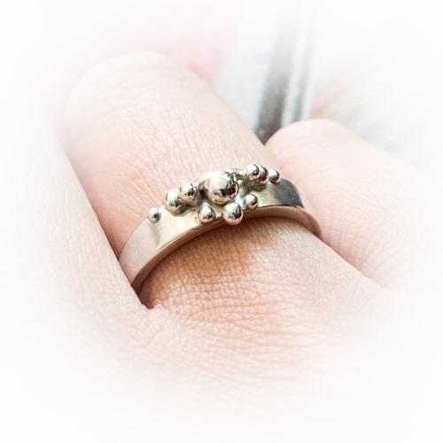 Etruscan Ring, Ancient Ring, Dainty Ring, Granulated Ring, Cute Etruscan Ring, Ancient Ring, Dainty Ring, Granulated Ring, Cute
