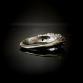 Granulated Silver Sapphire Ring by SeragaEngland