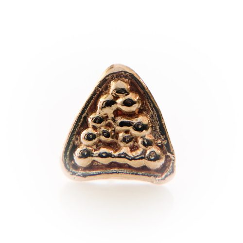 EGYPTIAN PYRAMID TRIANGLE STUD EARRINGS IN SILVER OR GOLD by SeragaEngland SE2489-04 EGYPTIAN PYRAMID TRIANGLE STUD EARRINGS IN SILVER OR GOLD by SeragaEngland SE2489-04