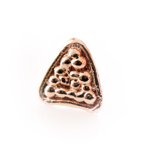 EGYPTIAN PYRAMID TRIANGLE STUD EARRINGS IN SILVER OR GOLD by SeragaEngland SE2489-08 EGYPTIAN PYRAMID TRIANGLE STUD EARRINGS IN SILVER OR GOLD by SeragaEngland SE2489-08