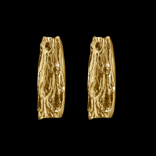 Pinetum Hoop Earrings in Silver or Gold by SeragaEngland 2