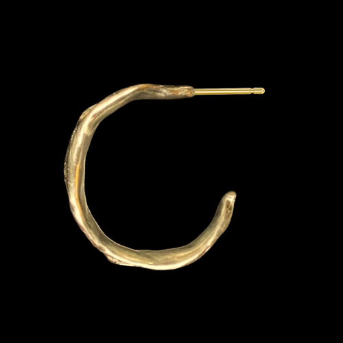 Pinetum Hoop Earrings in Silver or Gold by SeragaEngland 5 Pinetum Hoop Earrings in Silver or Gold by SeragaEngland 5