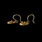 18ct Gold Nebu Peach Sapphire Drop Earrings se5424 SeragaEngland 3