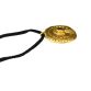 18ct Gold Ra Pendant with Australian Teal Parti Sapphire SeragaEngland SE8271 3