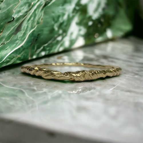 Ancient Celtic Style Twisted Organic bangle in Silver or Gold by SeragaEngland SE1475 2 Ancient Celtic Style Twisted Organic bangle in Silver or Gold by SeragaEngland SE1475 2