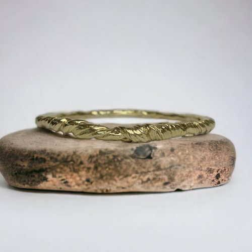 Ancient Celtic Style Twisted Organic bangle in Silver or Gold by SeragaEngland SE1475 5 Ancient Celtic Style Twisted Organic bangle in Silver or Gold by SeragaEngland SE1475 5