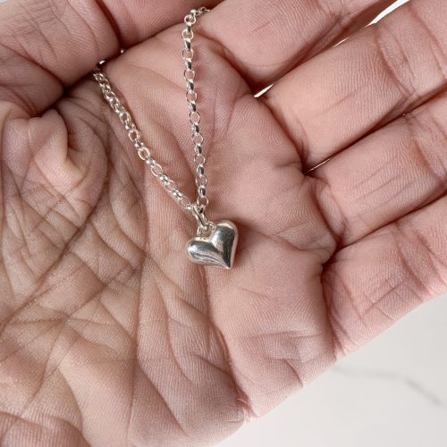 Love Heart Charm or Pendant in Silver or Gold SeragaEngland SE7831-2 Love Heart Charm or Pendant in Silver or Gold SeragaEngland SE7831-2