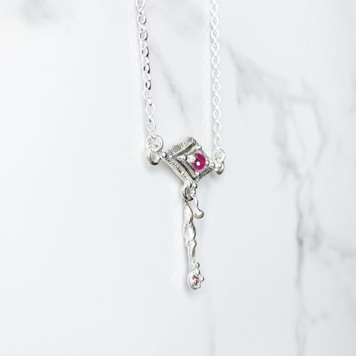 Patterned Passion Pendant of Power with Ruby in Silver SE8782 SeragaEngland-11 Patterned Passion Pendant of Power with Ruby in Silver SE8782 SeragaEngland-11