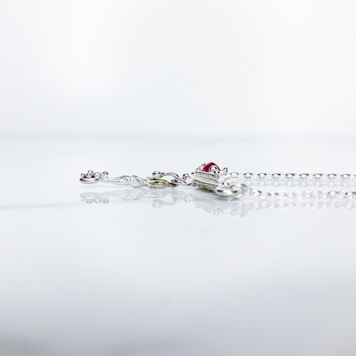 Patterned Passion Pendant of Power with Ruby in Silver SE8782 SeragaEngland-3 Patterned Passion Pendant of Power with Ruby in Silver SE8782 SeragaEngland-3