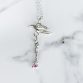 Rising Power Bird of Peace Carrying a Ruby Pendant in Silver SeragaEngland-1 2